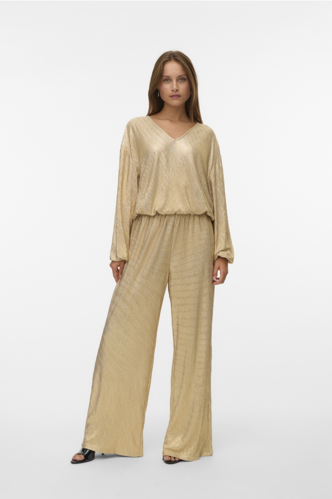 VMGIGI HW WIDE TROUSERS EXP 10340926 GOLD COLOUR
